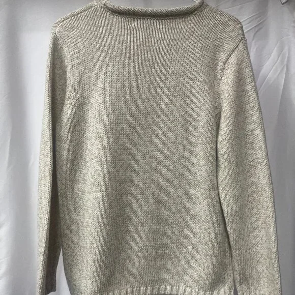 women's oatmeal color sweater - Picture 4 of 5